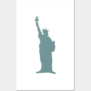 Statue of Liberty Silhouette Posters and Art